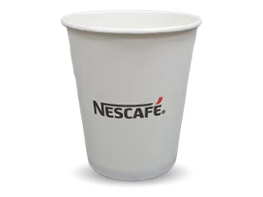 Disposable paper coffee cup