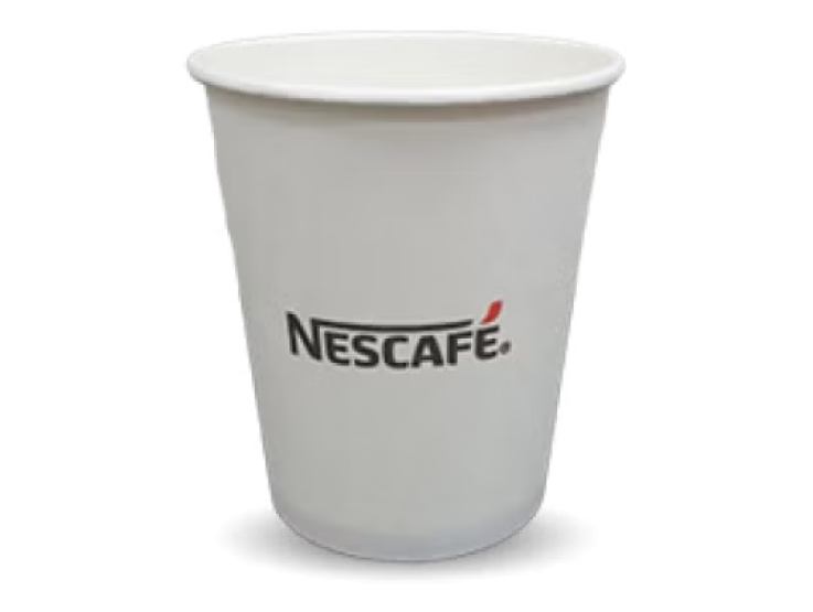 Disposable paper coffee cup