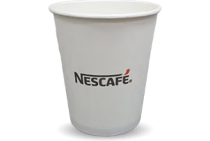 Disposable paper coffee cup