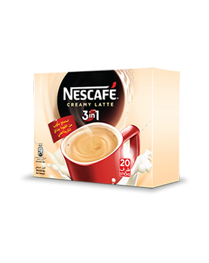 نسكافيه كريمي لاتيه 3 في 1 - 20 ظرف