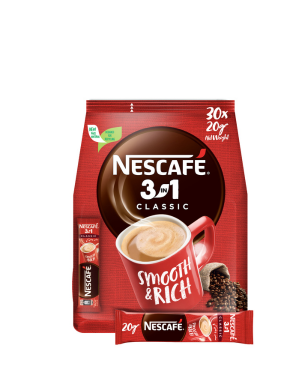 NESCAFÉ® 3in1 Instant Coffee Mix Sachet 20g 30 Sticks