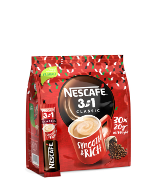NESCAFÉ® 3in1 Instant Coffee Mix Sachet 20g 30 Sticks