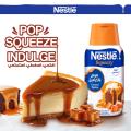 Nestlé Caramel Sweetened Condensed Milk on cheece cake