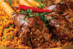 Plate of Khaleeji lamb mandi